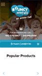 Mobile Screenshot of bouncy-rentals.com